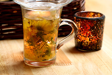 Image showing Herbal tea therapy