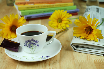 Image showing Colorful coffee