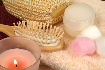 Image showing Accessories for spa treatment