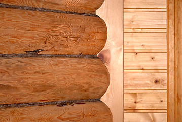 Image showing Wooden wall.