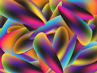 Image showing Abstract shiny background 