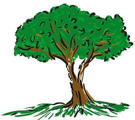 Image showing Cartoon Tree