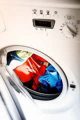 Image showing Clothes in laundry