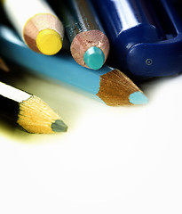 Image showing Close-up pencil.