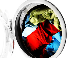 Image showing Clothes in laundry