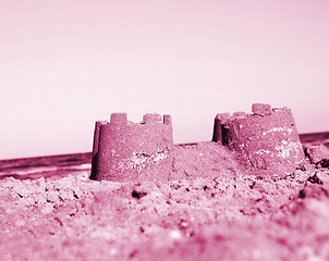 Image showing Sand castle