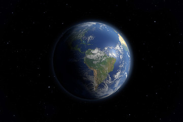 Image showing Earth view