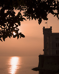 Image showing miramare trieste italy