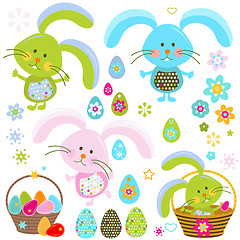 Image showing easter bunnies