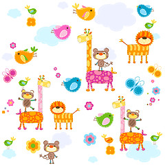 Image showing animals background