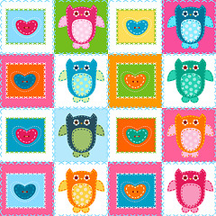 Image showing owls background