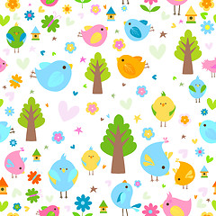 Image showing birds background