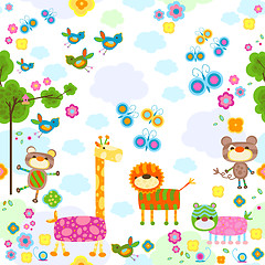 Image showing animals background