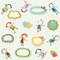 Image showing happy children background