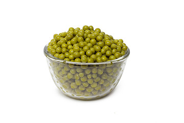 Image showing Pea Pod in bowl on a white background