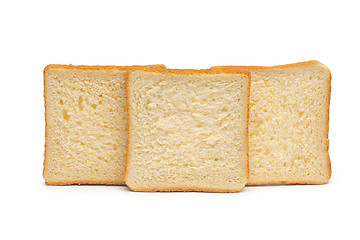 Image showing Toast Bread on the white