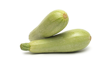 Image showing Fresh marrow vegetable. Isolated on white background