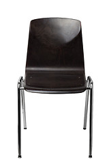 Image showing Black chair, isolated on a white background