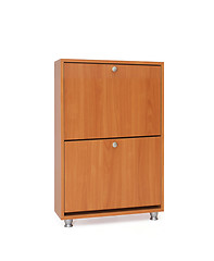 Image showing modern wooden wardrobe