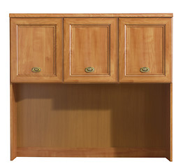Image showing Wood cabinet isolate