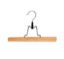 Image showing Coat hanger isolated on white