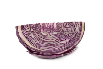 Image showing red cabbage isolated on white