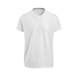 Image showing white T-shirt isolated on white background