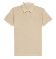 Image showing Creme t-shirt isolated