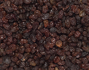 Image showing black raisins