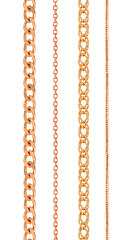 Image showing Gold chains
