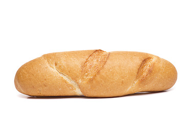 Image showing Hotdog bun isolated on a white background