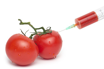Image showing Tomato injection - concept