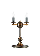 Image showing vintage lamp isolated