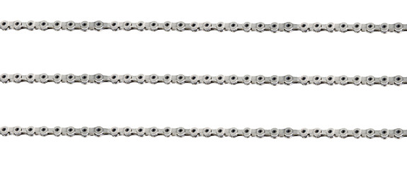 Image showing bicycle chains on white background