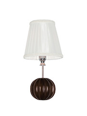 Image showing Vintage table lamp isolated