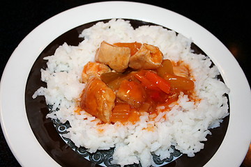 Image showing Chicken with Sweet Hawaiian sauce