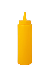 Image showing mustard bottle on a white background