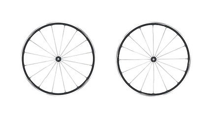 Image showing Bicycle wheels