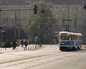 Image showing wroclaw poland tram