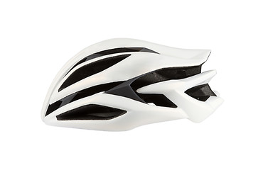 Image showing Bicycle helmet isolated on a white