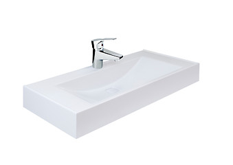 Image showing Modern washbasin