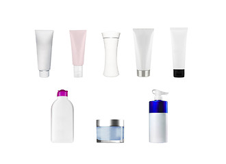 Image showing composition of bottles and tubes