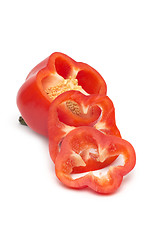 Image showing red pepper isolated on white background