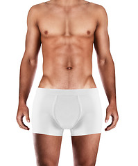 Image showing muscular man in underwear