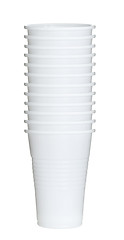 Image showing White paper coffee cups