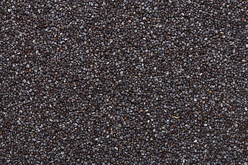 Image showing poppy seeds background