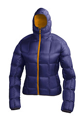 Image showing blue winter jacket