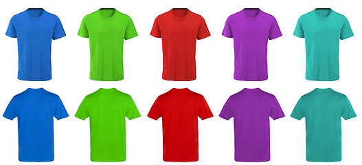 Image showing Color t-shirts design