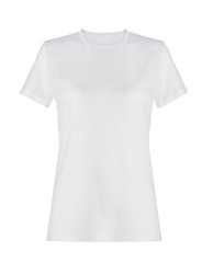 Image showing White female t-shirt isolated