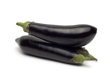 Image showing eggplant or aubergine vegetable on white background